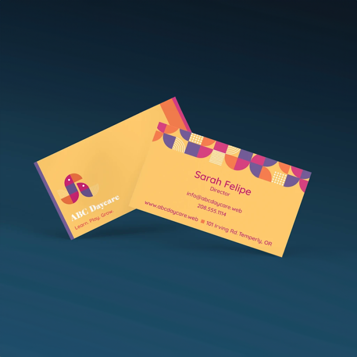 Soft Touch Laminated Business Cards