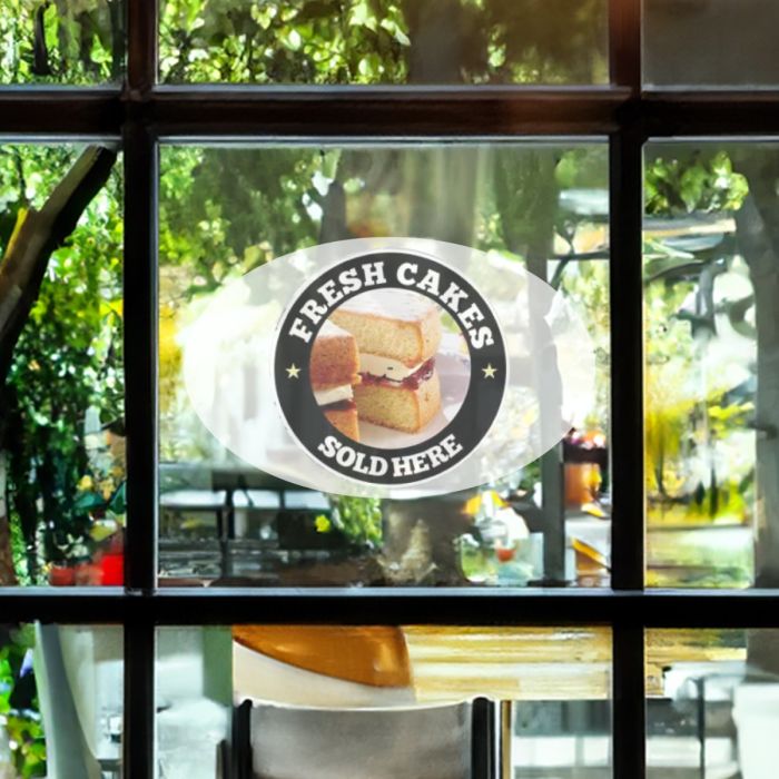 Our oval clear static clings provide a hassle-free way to decorate windows and glass surfaces without adhesive. Reusable and easy to apply, they offer vibrant designs that can be repositioned effortlessly!